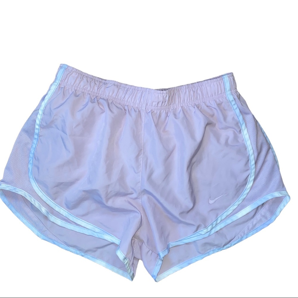 Nike lilac running shorts size medium